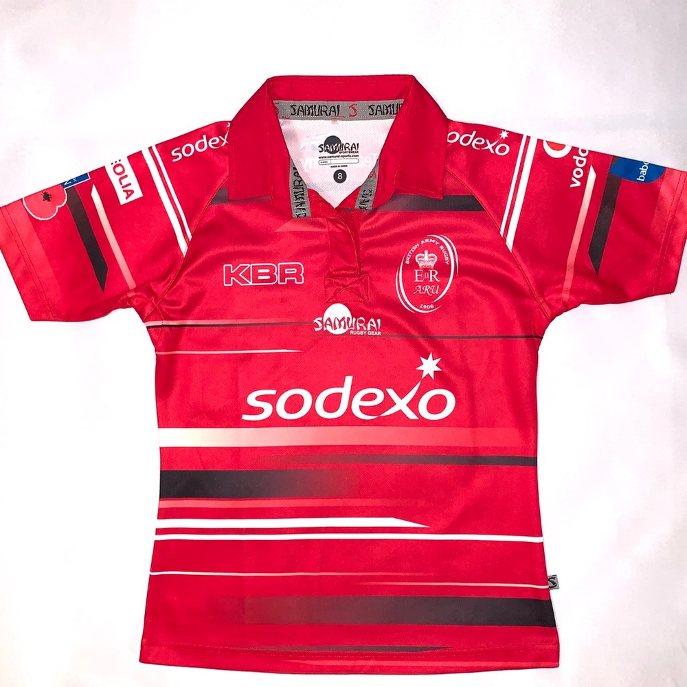 SAMURAI British Army Rugby Shirt—Team Army